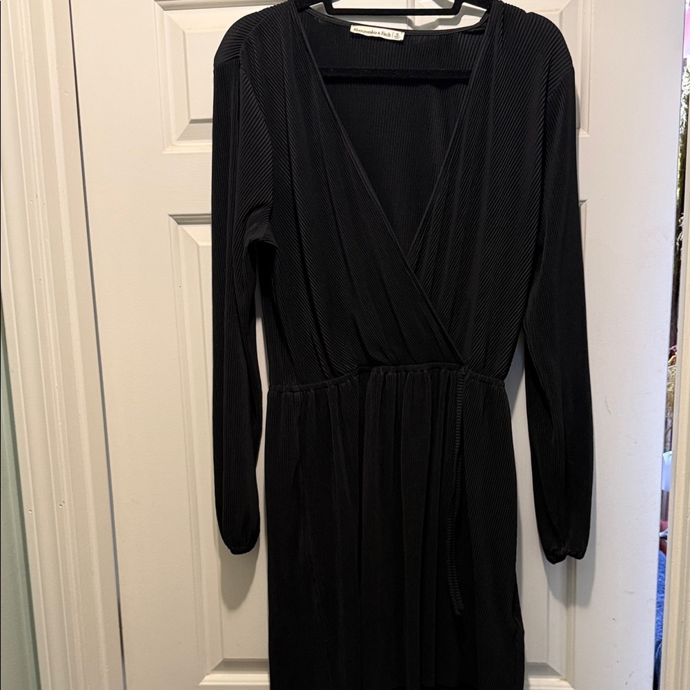 Abercrombie & Fitch Black Long Sleeve Dress